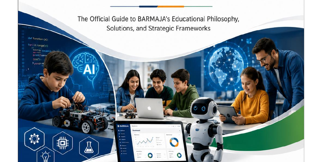 Students creating with robotics, AI and digital technology